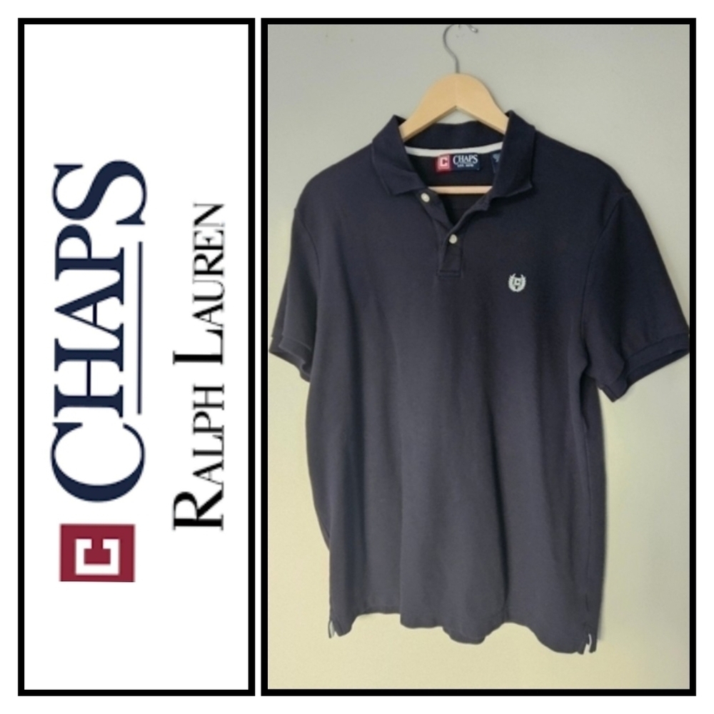 Chaps Ralph Lauren navy polo size medium  for men